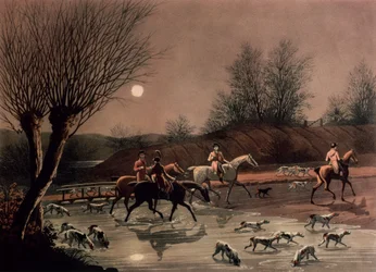 Regresando a casa a la luz de la luna